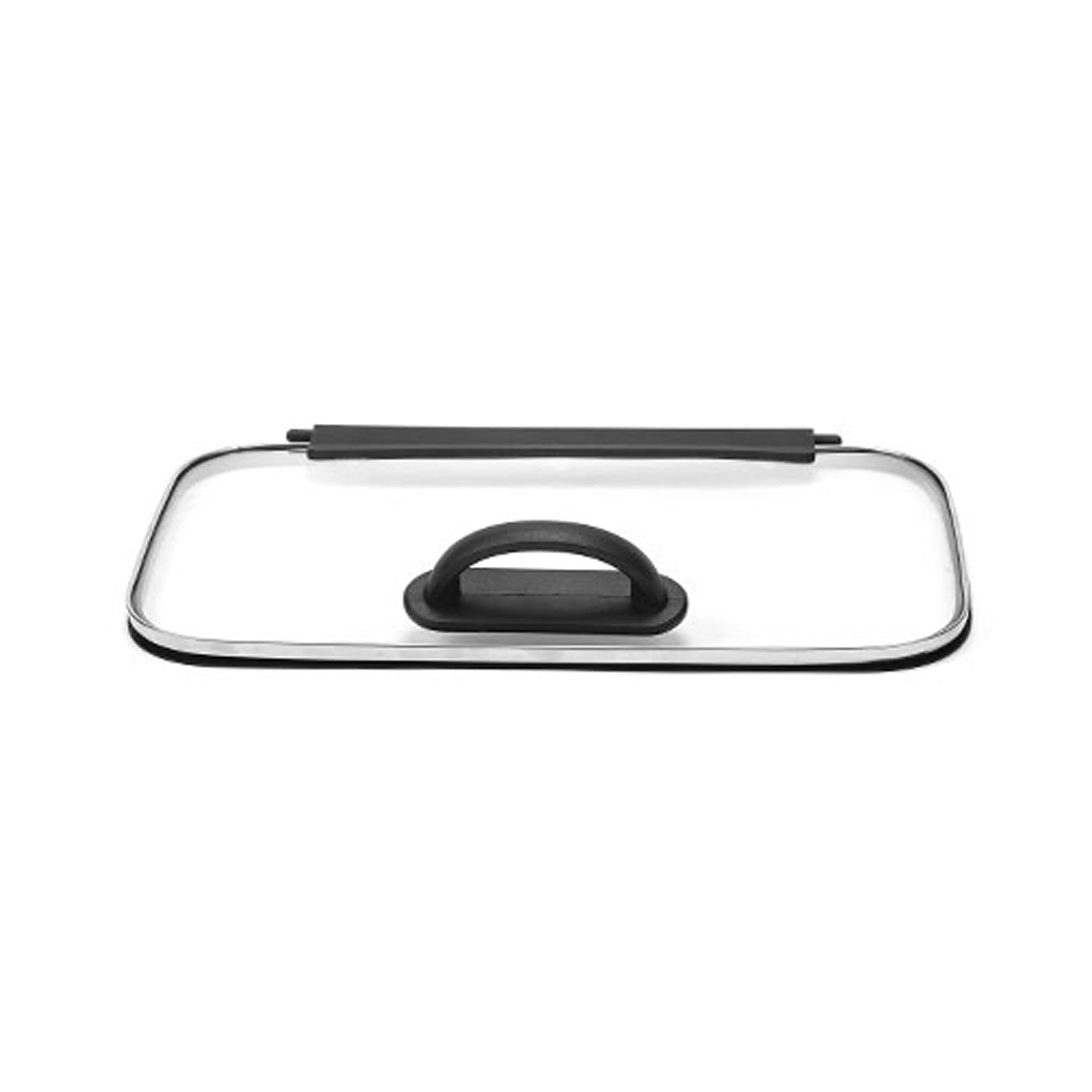 SMOKELESS GRILL GLASS LID WITH HINGES & HANDLE (GR, PG-Series)