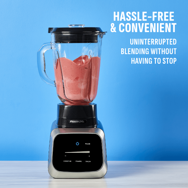 Smoothie blending in blender without having to stop