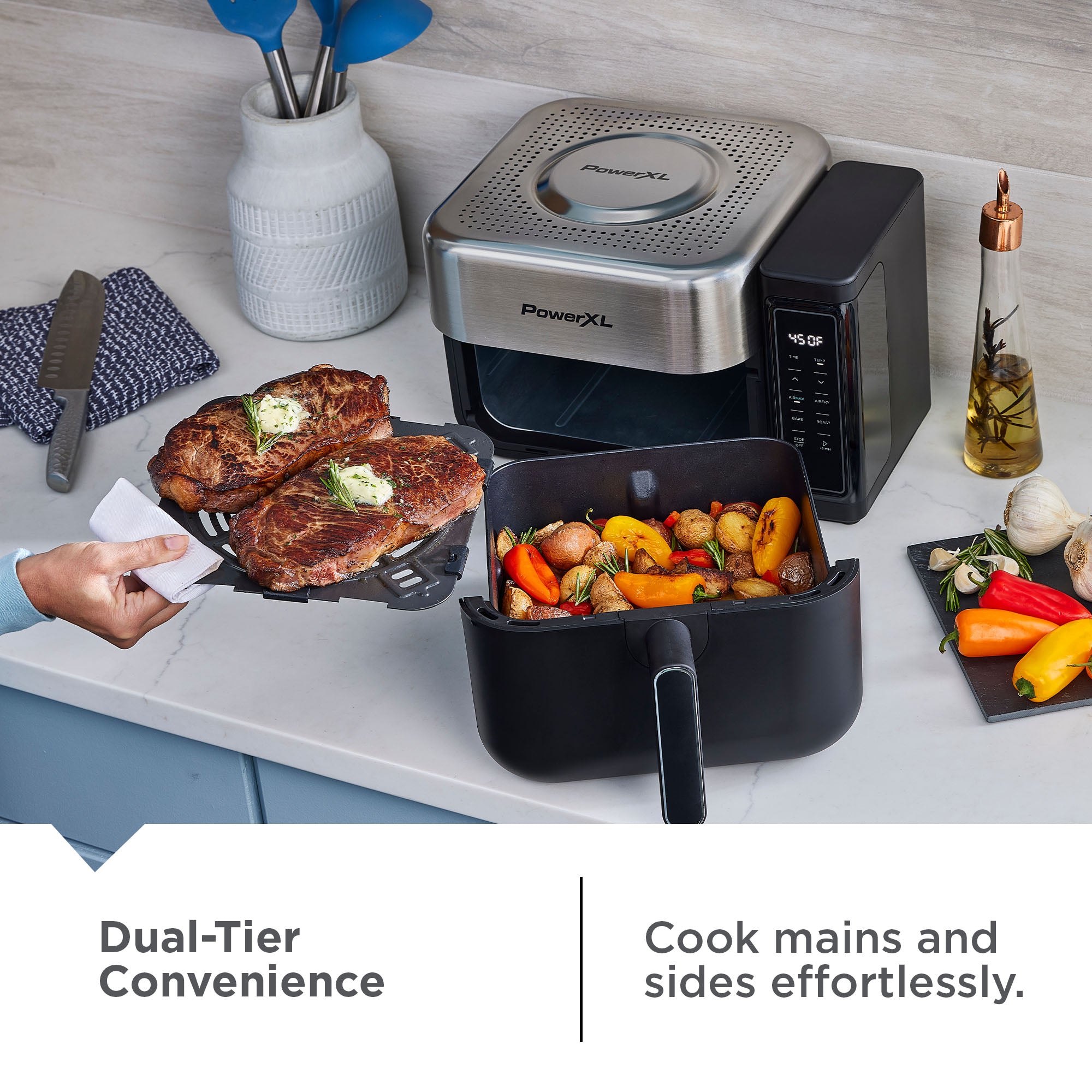 PowerXL 6.3 Quart AirMax Air Fryer Oven