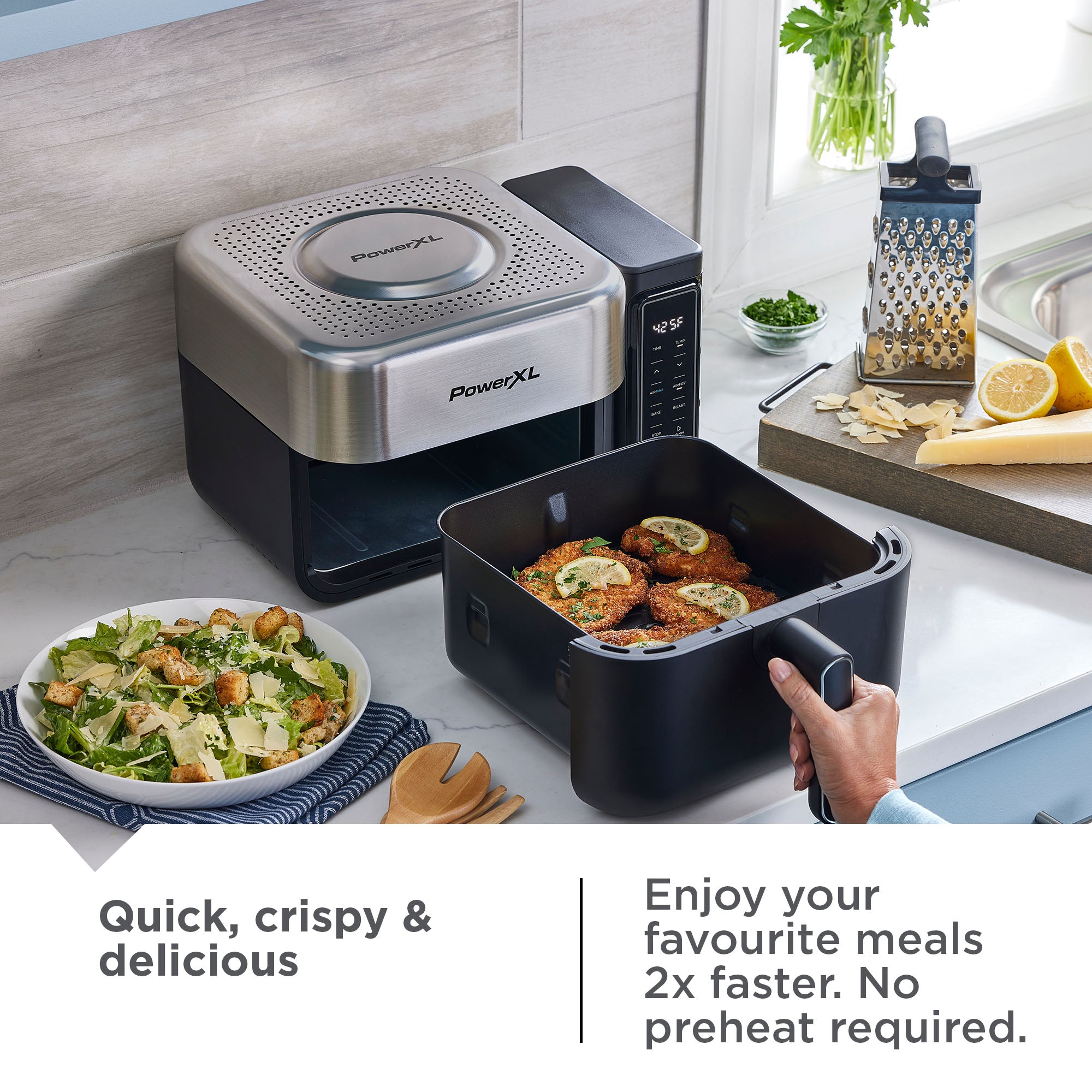 PowerXL 6.3 Quart AirMax Air Fryer Oven