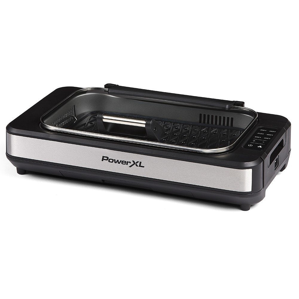 PowerXL Smokeless Grill Elite on white