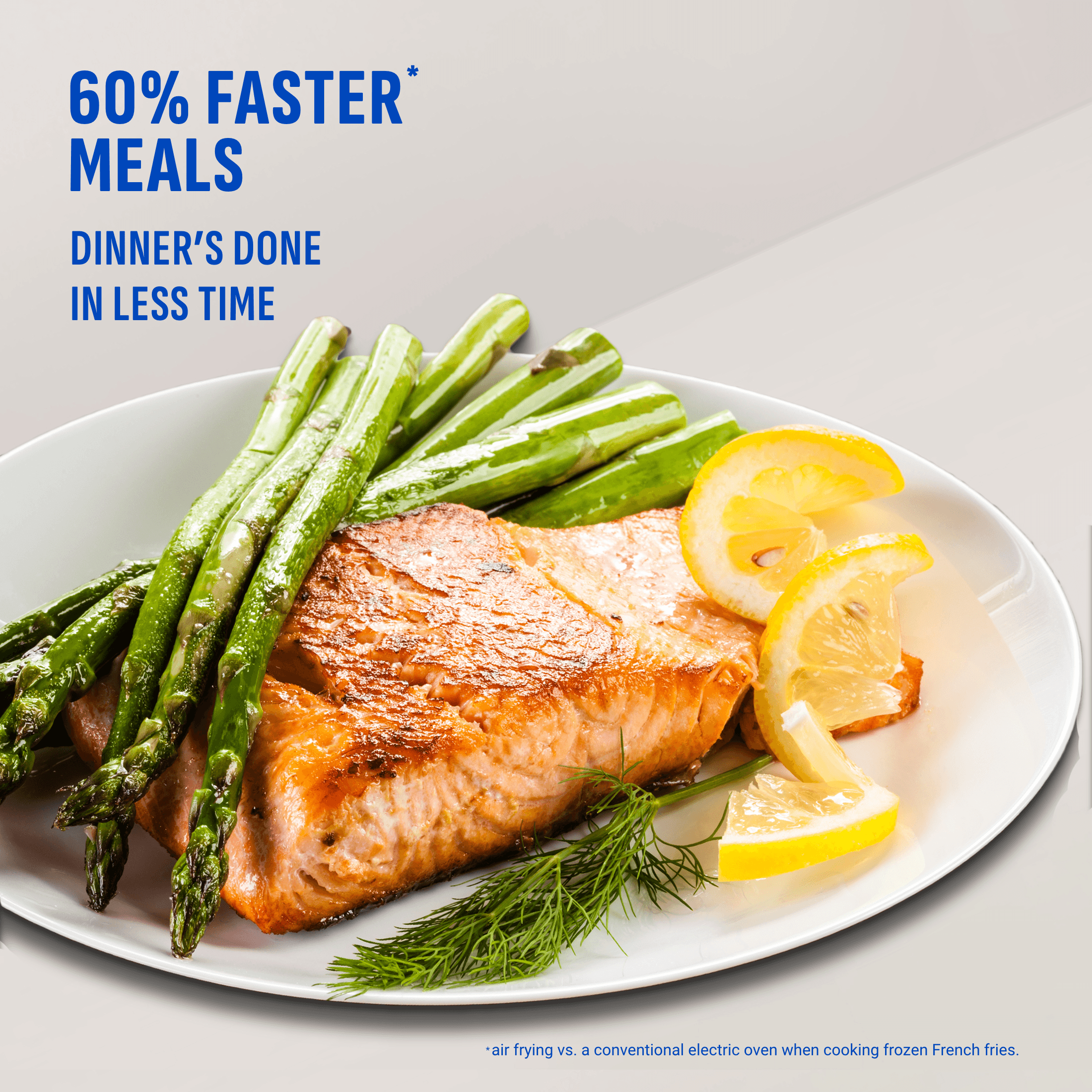 salmon and asparagus dinner cooked quicker