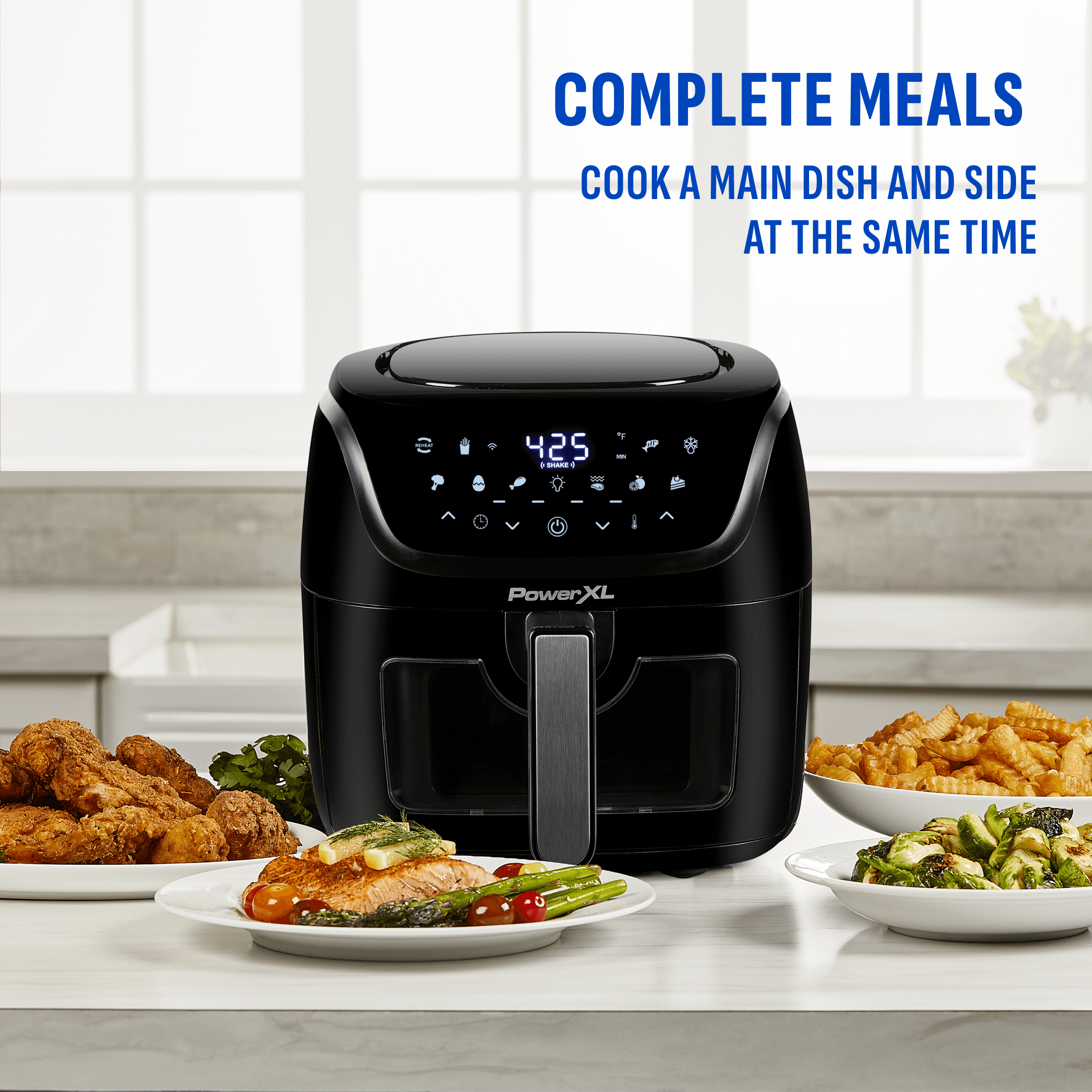 cook main dish and side at the same time