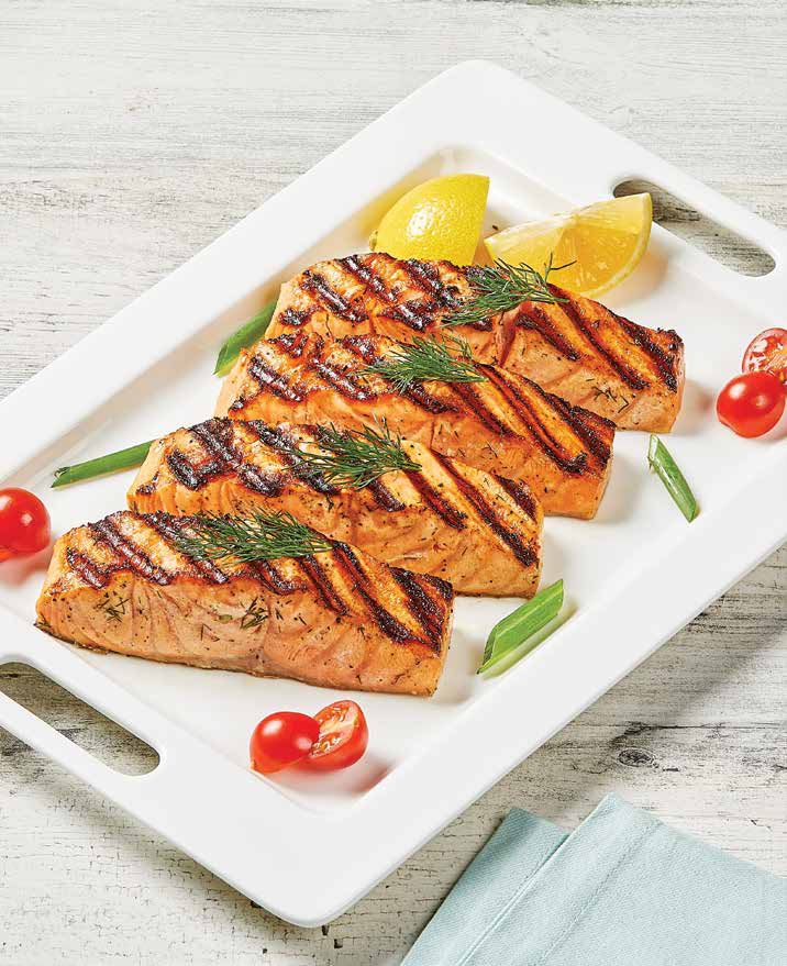 Dill-Scallion Marinated Salmon