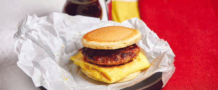 Sausage Griddle Sandwich