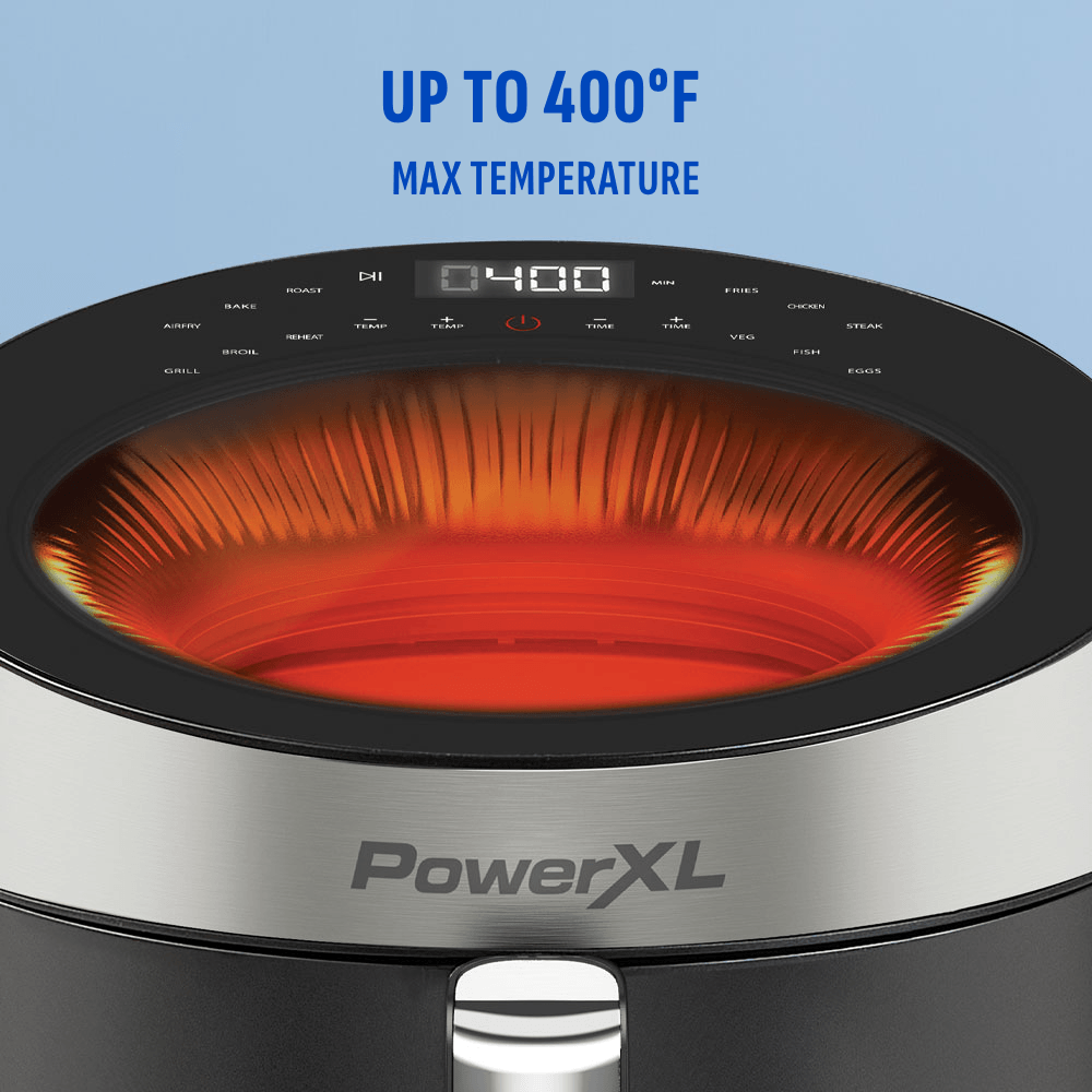Up to 400 degrees F Max temperature
