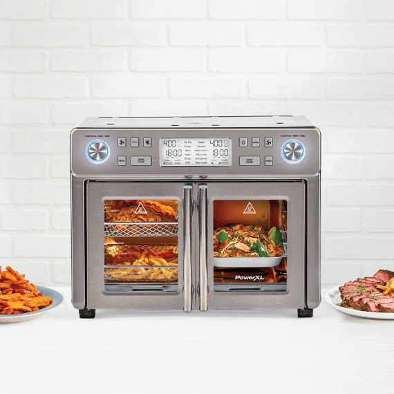 various dishes cooked in the SMARTSYNX™ Duplex Oven