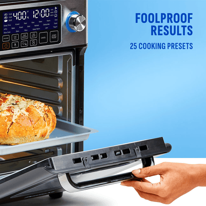 fool proof results with 25 cooking presets