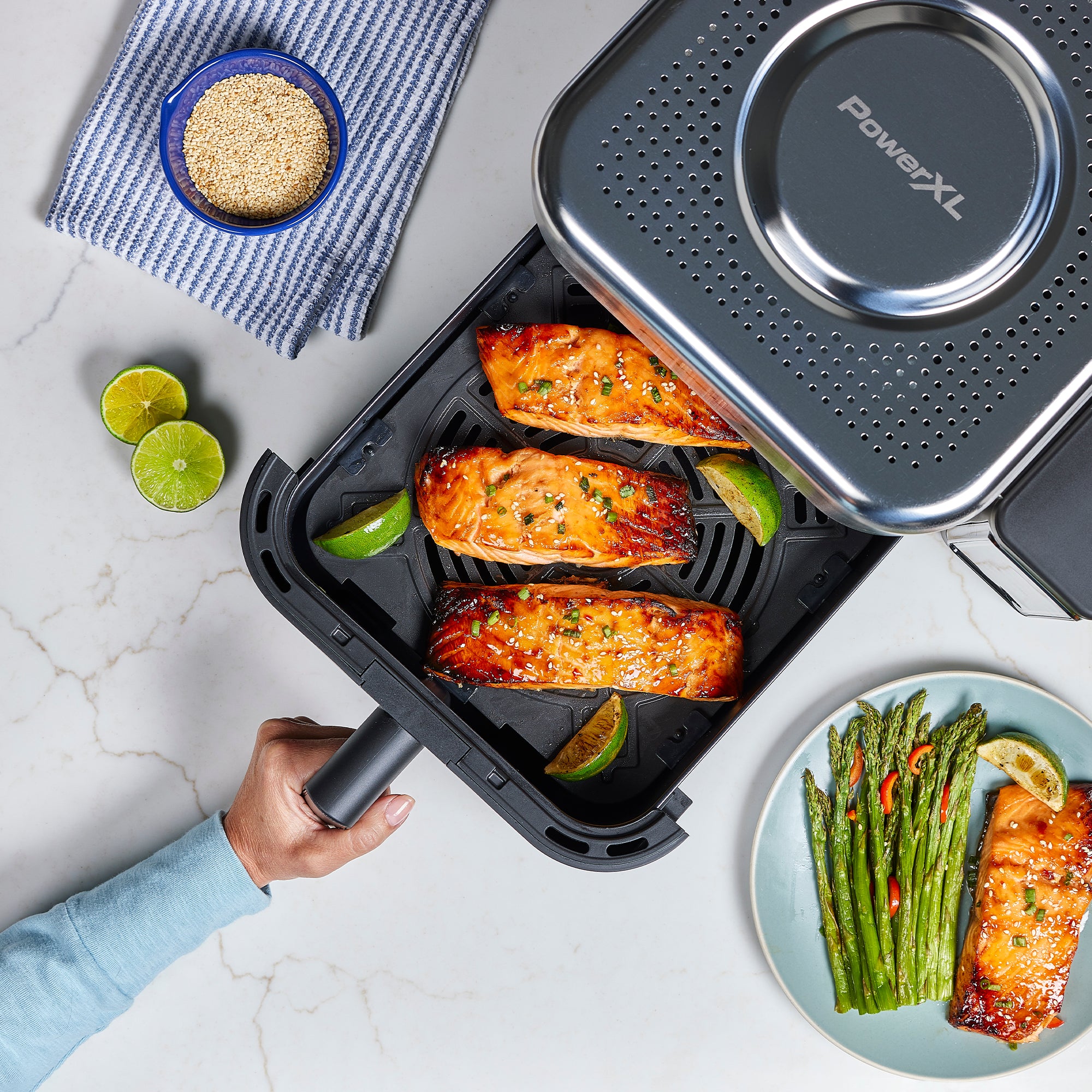 PowerXL 6.3 Quart AirMax Air Fryer Oven