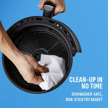 Clean-up with ease, dishwasher-safe basket